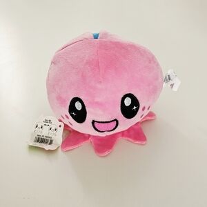 Reversible Happy/Sad Octopus Plush
